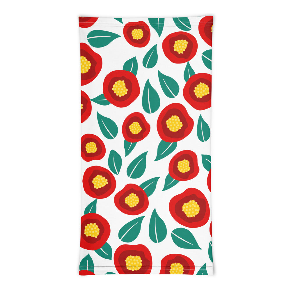 Summer Poppies - Neck Gaiter - Neck Gaiter- Print N Stuff - [designed in Turku FInland]