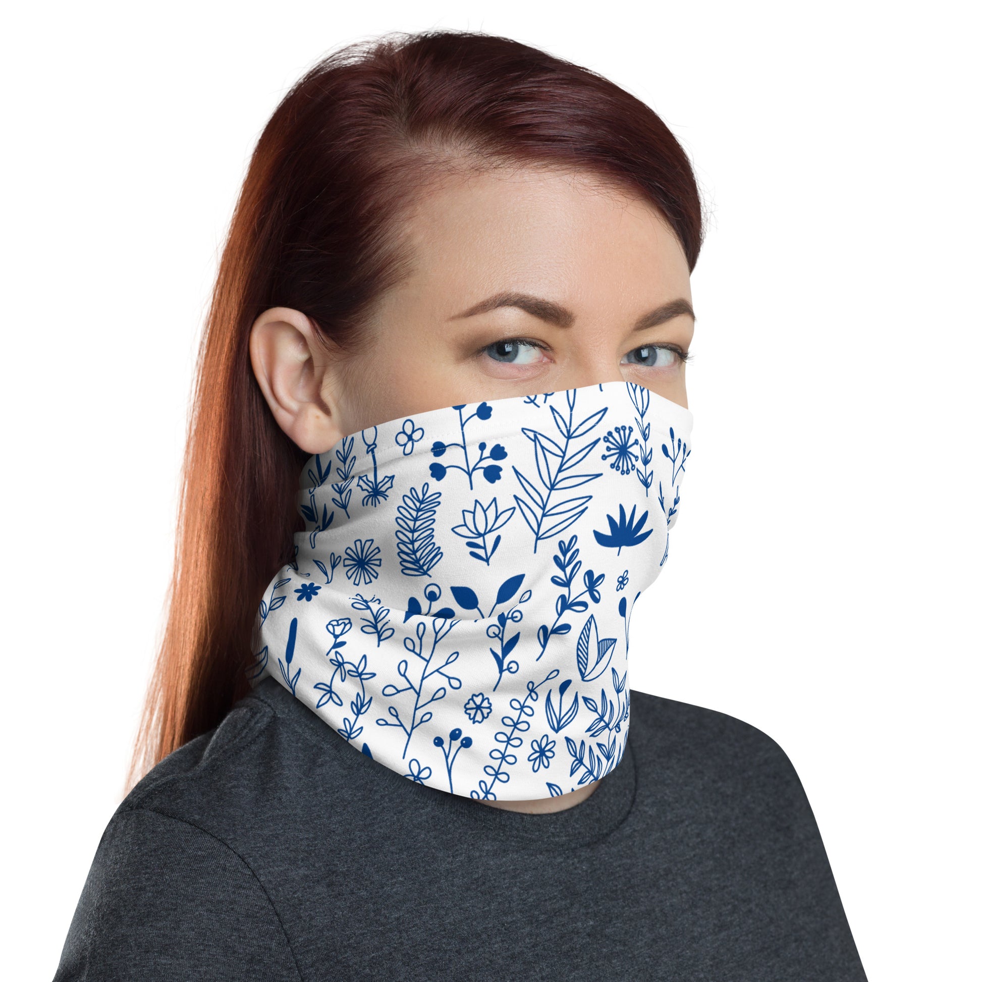 Wild flowers - Neck Gaiter - Neck Gaiter- Print N Stuff - [designed in Turku FInland]