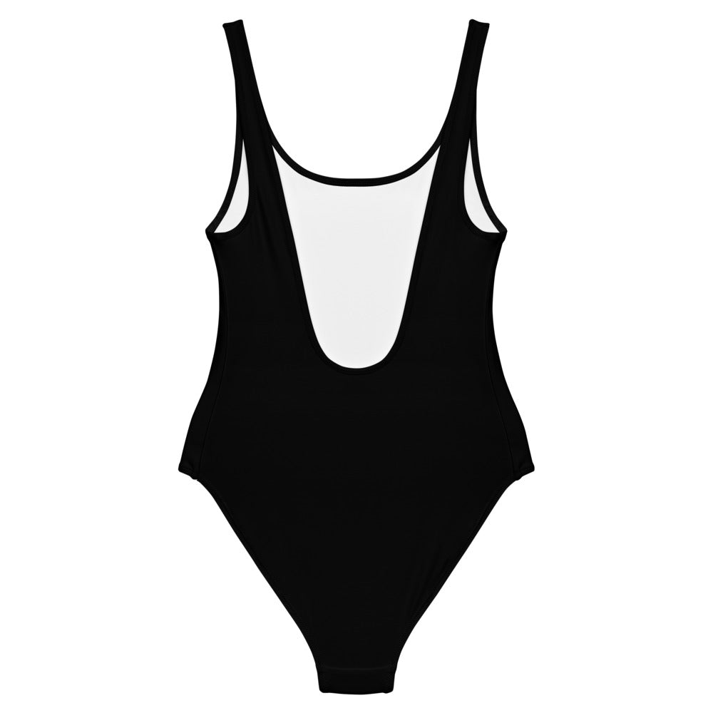 Folklore 2.0 - One-Piece Swimsuit black - Swimwear- Print N Stuff - [designed in Turku FInland]