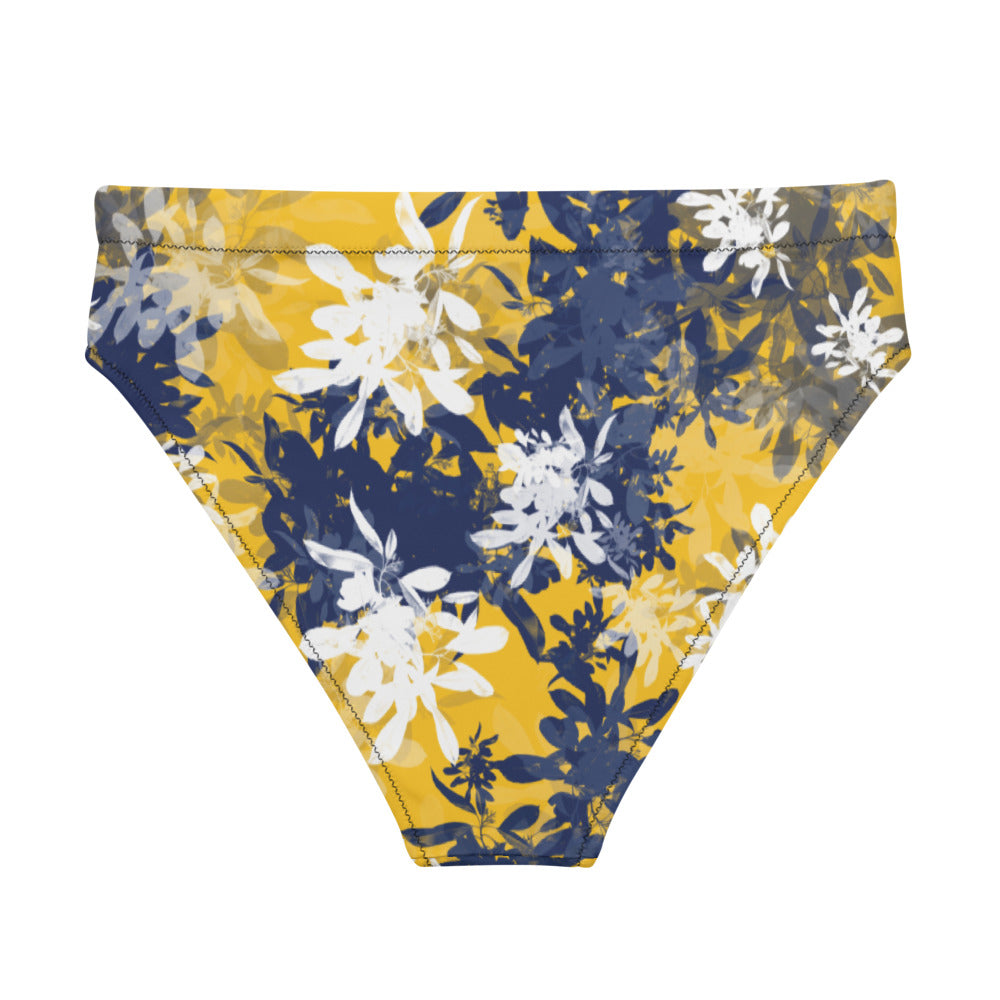 Summer day - Recycled high-waisted bikini bottom - Swimwear- Print N Stuff - [designed in Turku FInland]