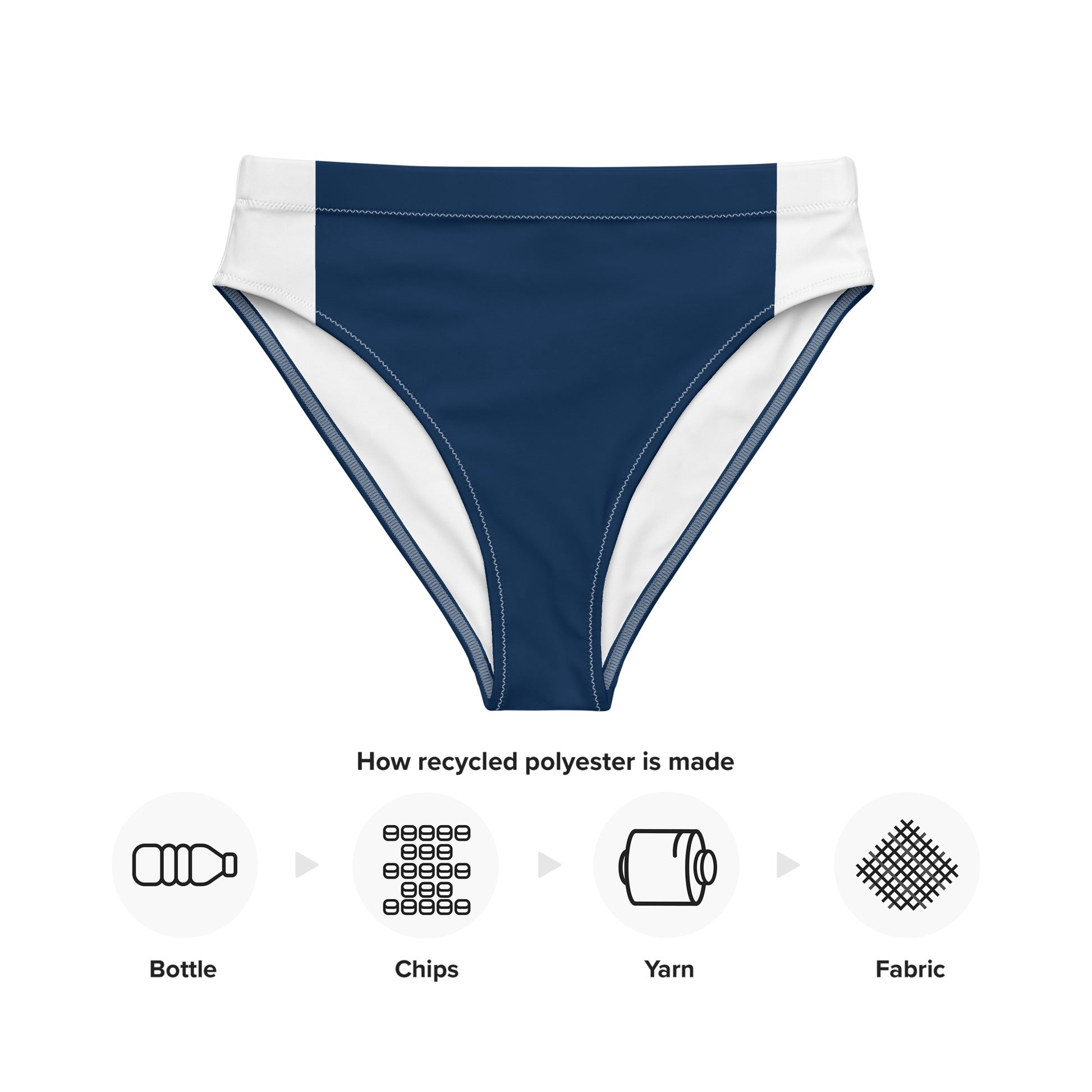 Oh my geese - Recycled high-waisted bikini bottom - Swimwear- Print N Stuff - [designed in Turku FInland]
