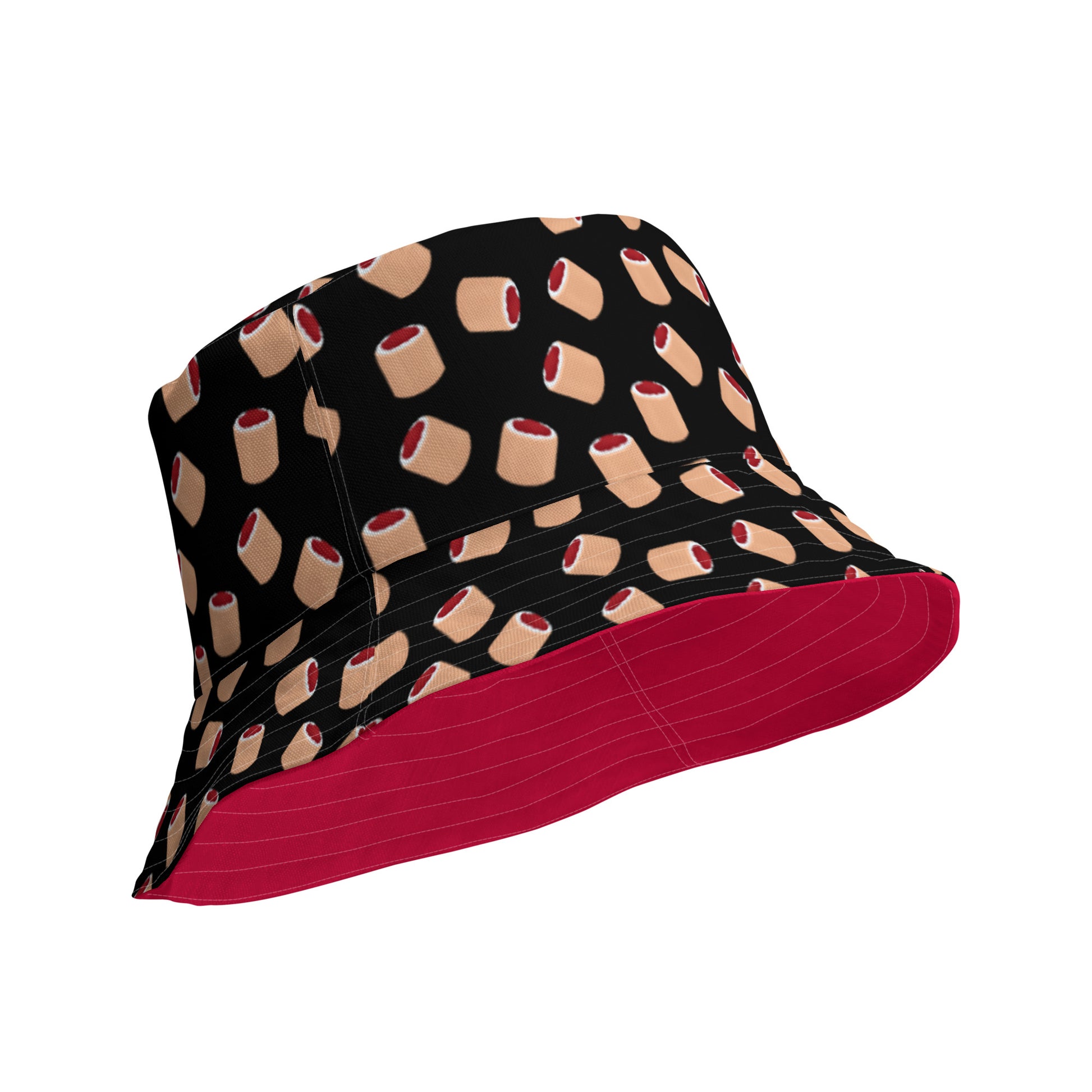 Runebergin Torttu - Reversible bucket hat - Hats- Print N Stuff - [designed in Turku FInland]