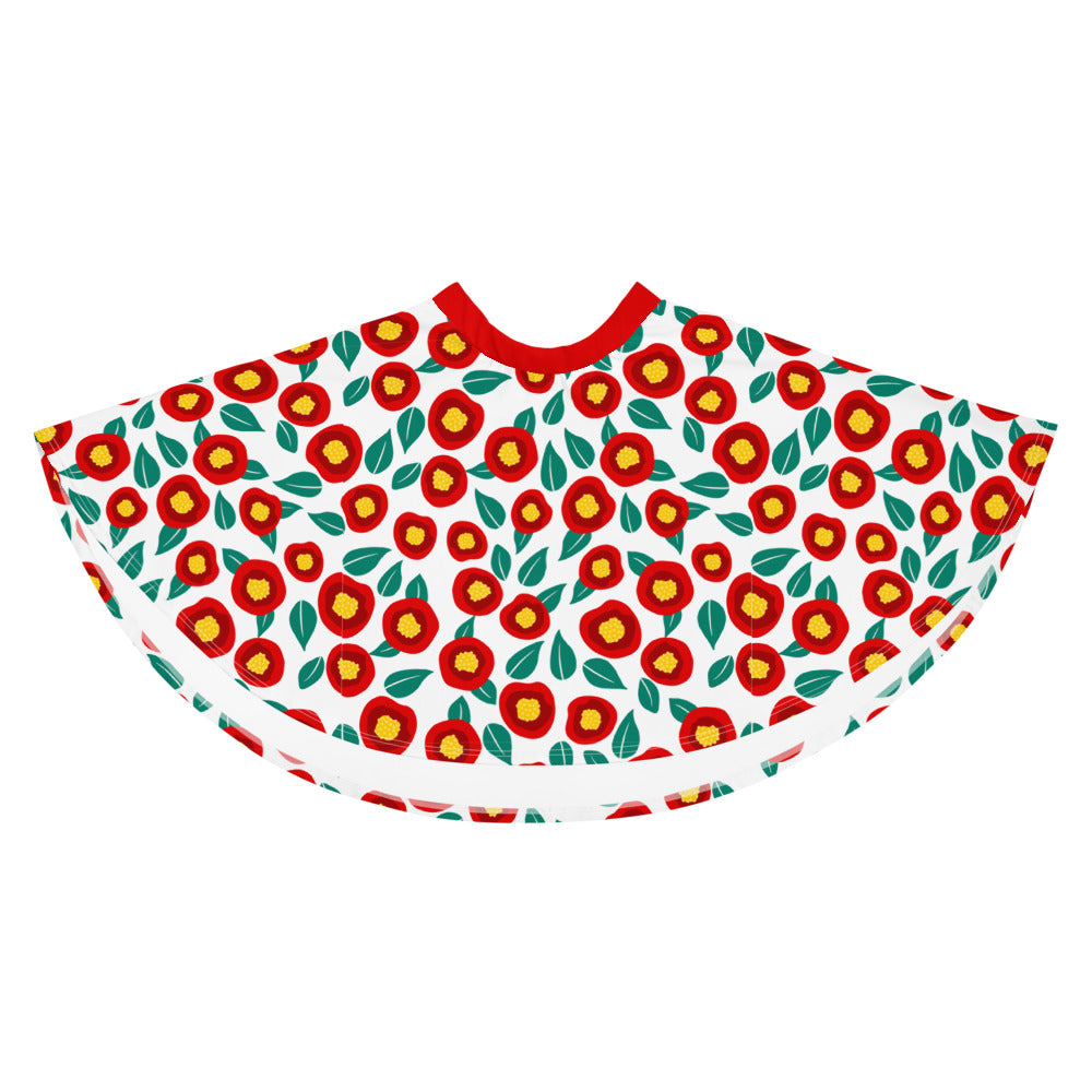 Summer poppies - Skater Skirt - Skirts- Print N Stuff - [designed in Turku FInland]