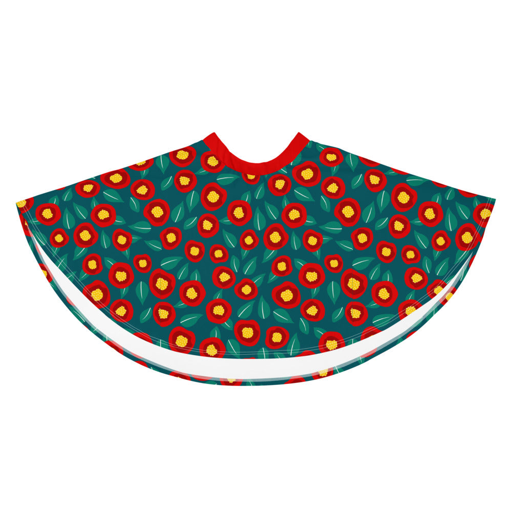 Summer poppies - Skater Skirt - Skirts- Print N Stuff - [designed in Turku FInland]