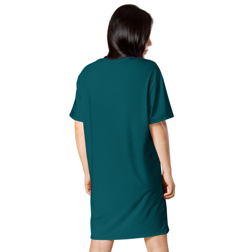 Summer Poppies - T-shirt dress - T-Shirt Dress- Print N Stuff - [designed in Turku FInland]