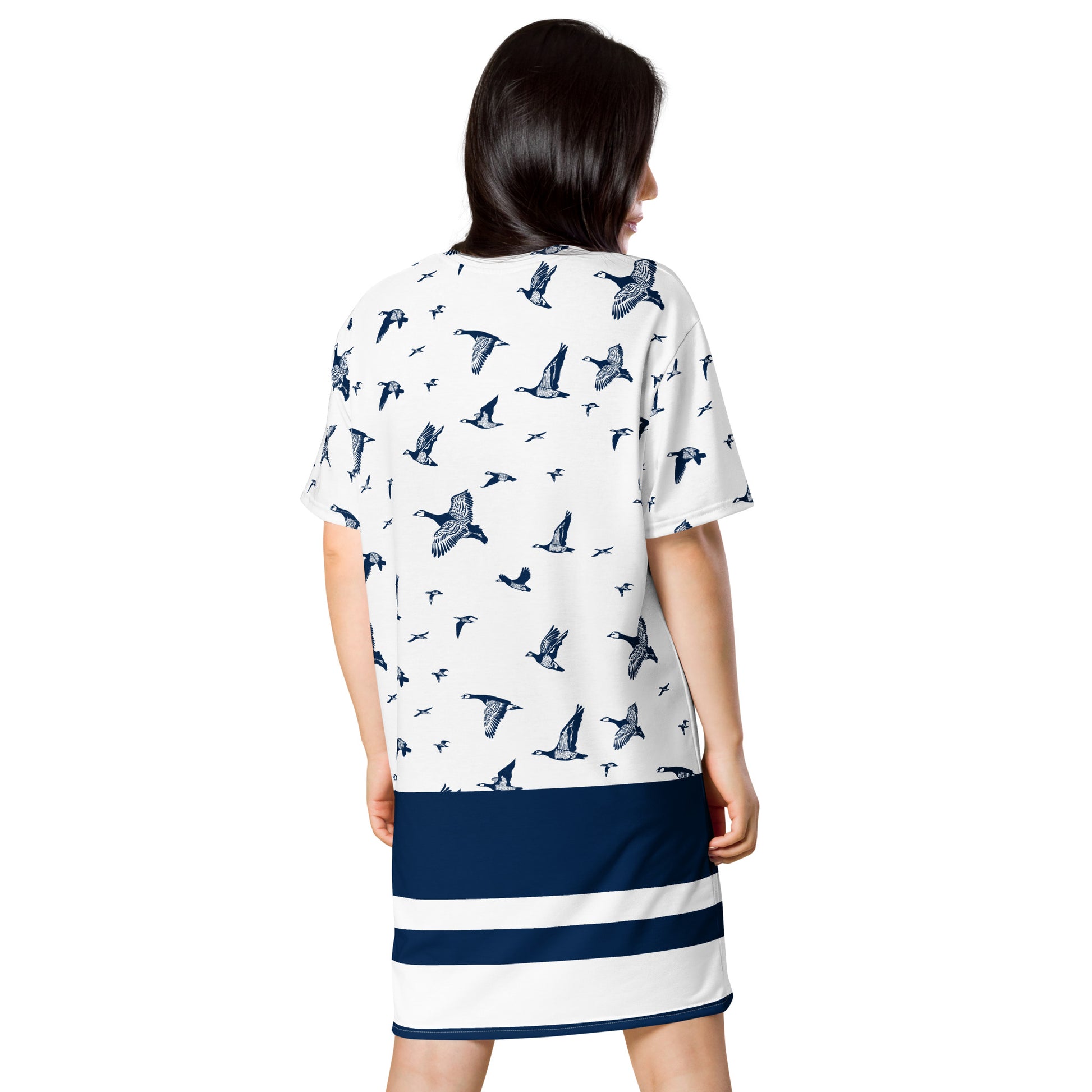 Oh my geese - T-shirt dress - T-Shirt Dress- Print N Stuff - [designed in Turku FInland]