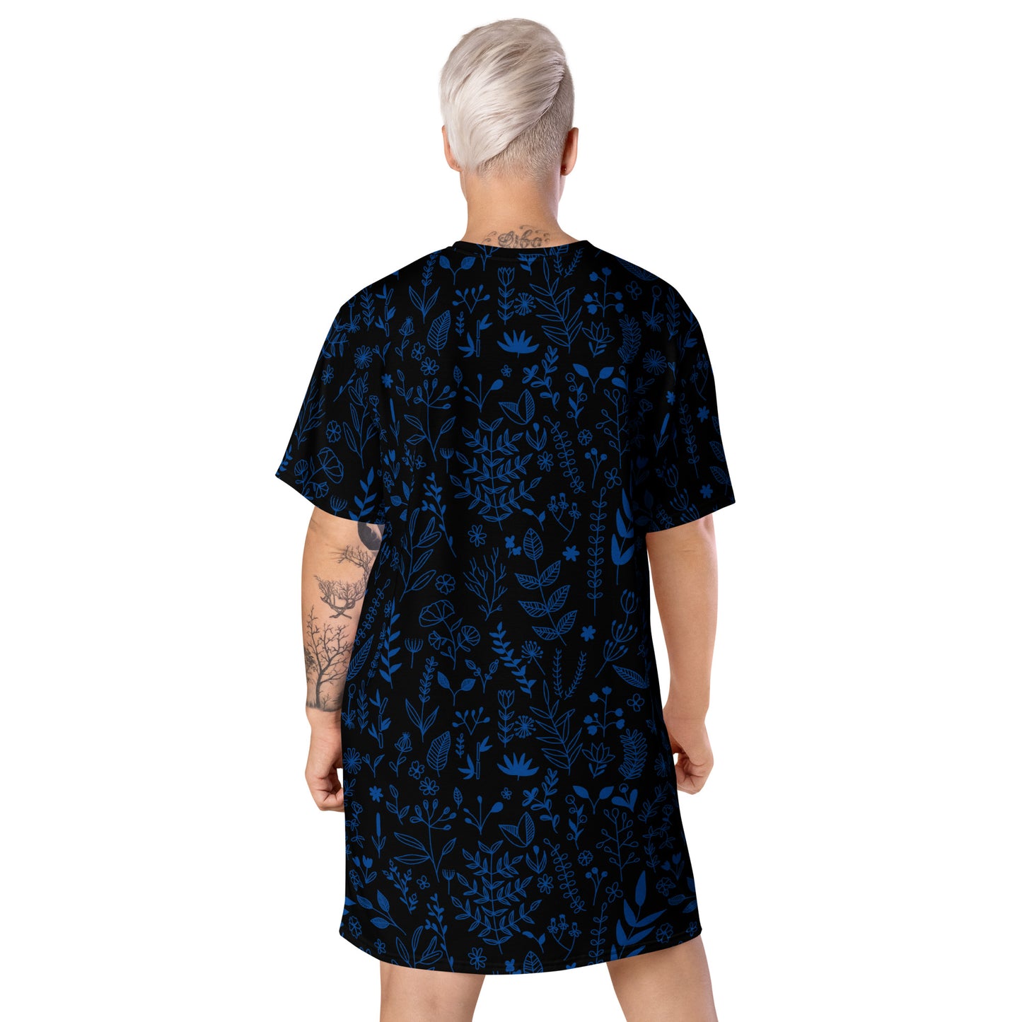 Wild flowers - T-shirt dress - T-Shirt Dress- Print N Stuff - [designed in Turku FInland]