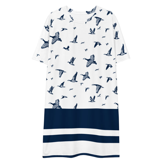Oh my geese - T-shirt dress - T-Shirt Dress- Print N Stuff - [designed in Turku FInland]
