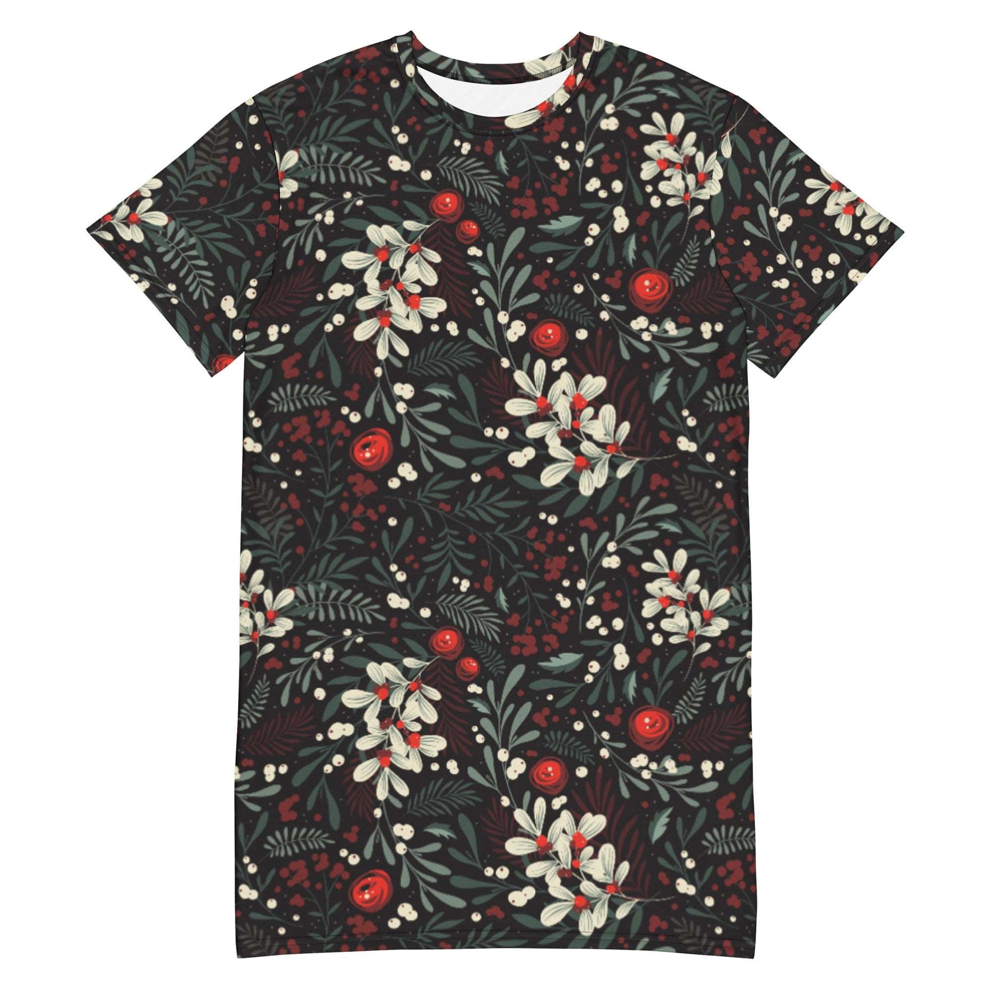 Festive vibes - T-shirt dress - T-Shirt Dress- Print N Stuff - [designed in Turku FInland]