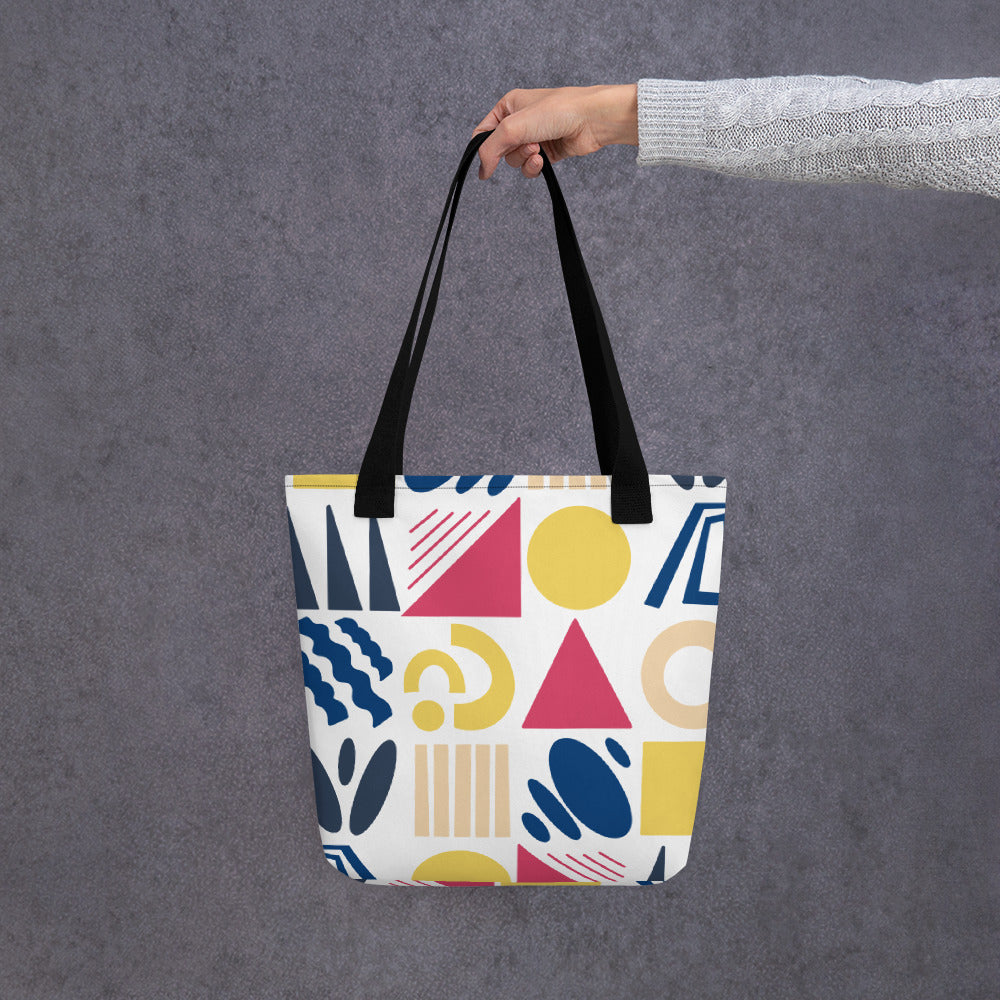 Fun Shapes - Tote bag - Bags- Print N Stuff - [designed in Turku FInland]