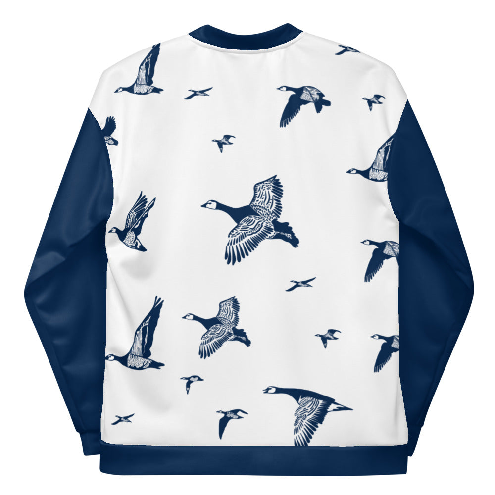Oh my geese - Unisex Bomber Jacket - Coats & Jackets- Print N Stuff - [designed in Turku FInland]