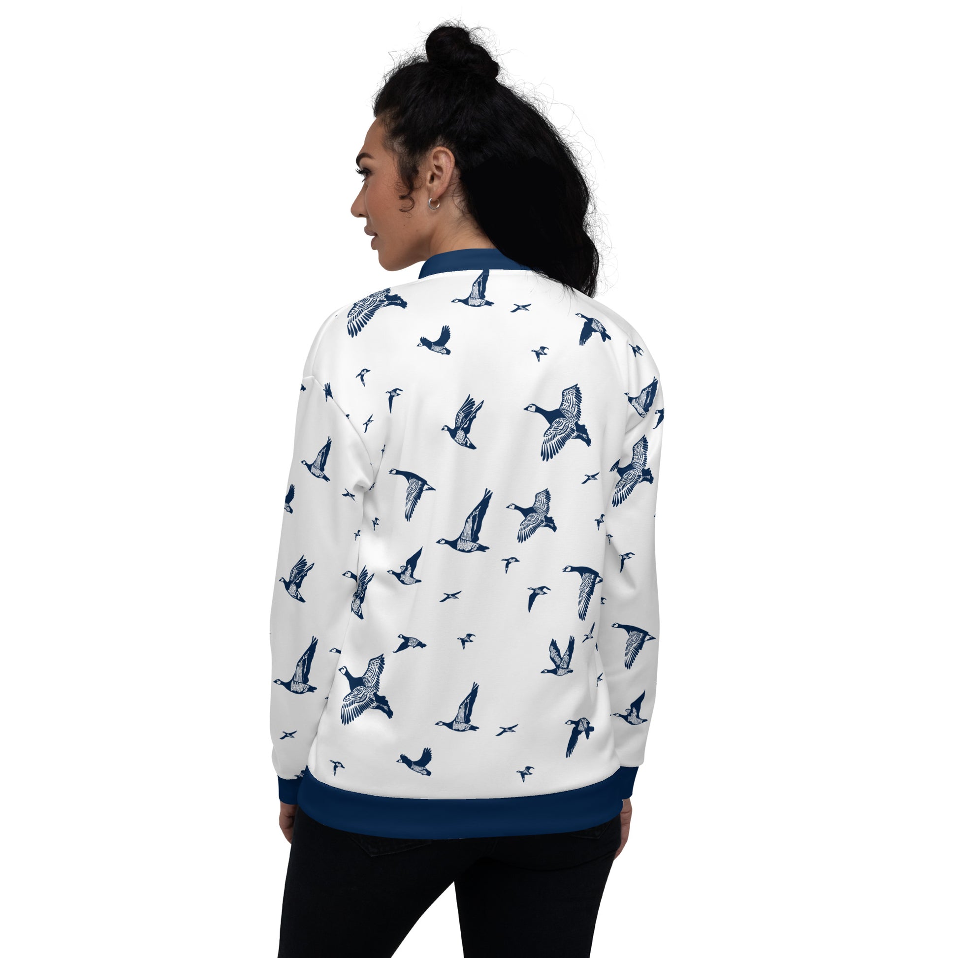 Oh my geese - Unisex Bomber Jacket - Coats & Jackets- Print N Stuff - [designed in Turku FInland]
