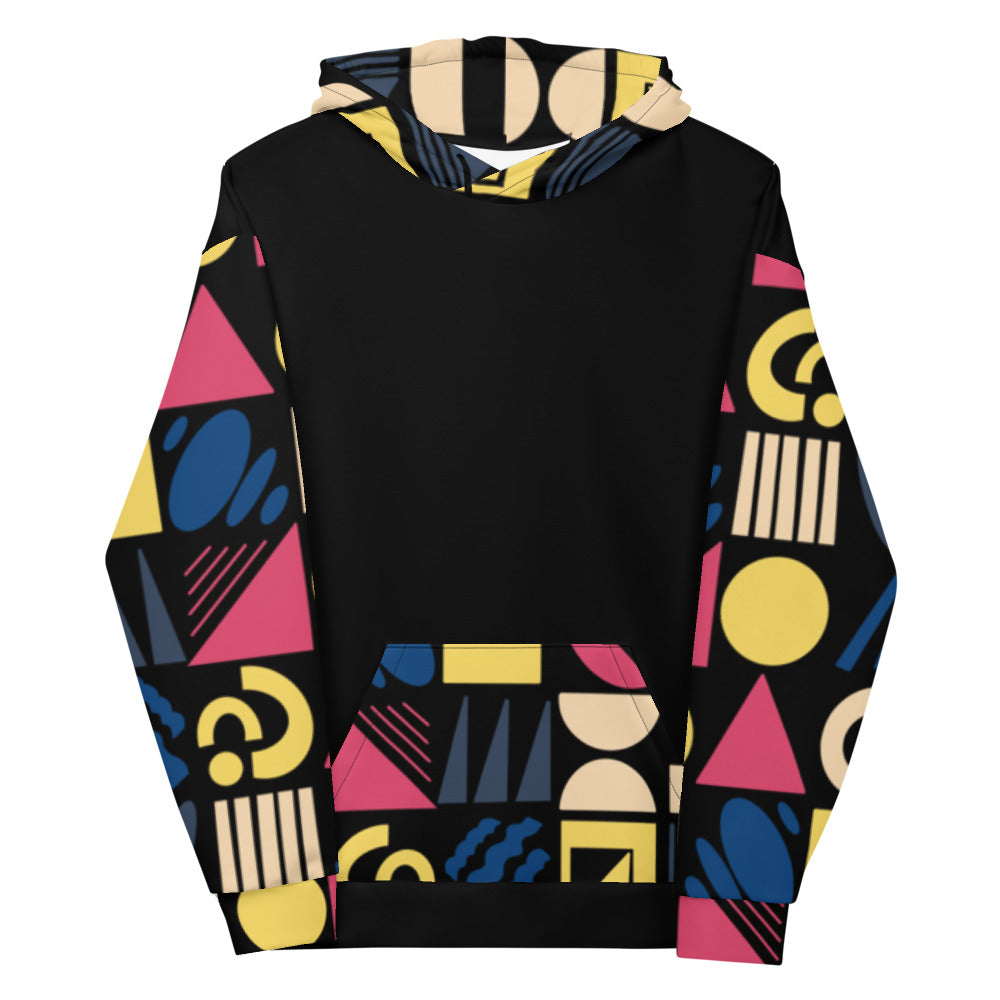 Fun Shapes - Unisex Hoodie - Hoodie- Print N Stuff - [designed in Turku FInland]