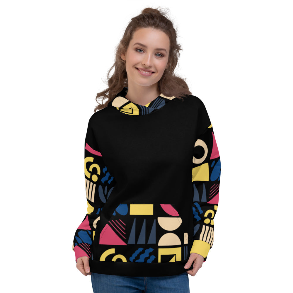 Fun Shapes - Unisex Hoodie - Hoodie- Print N Stuff - [designed in Turku FInland]