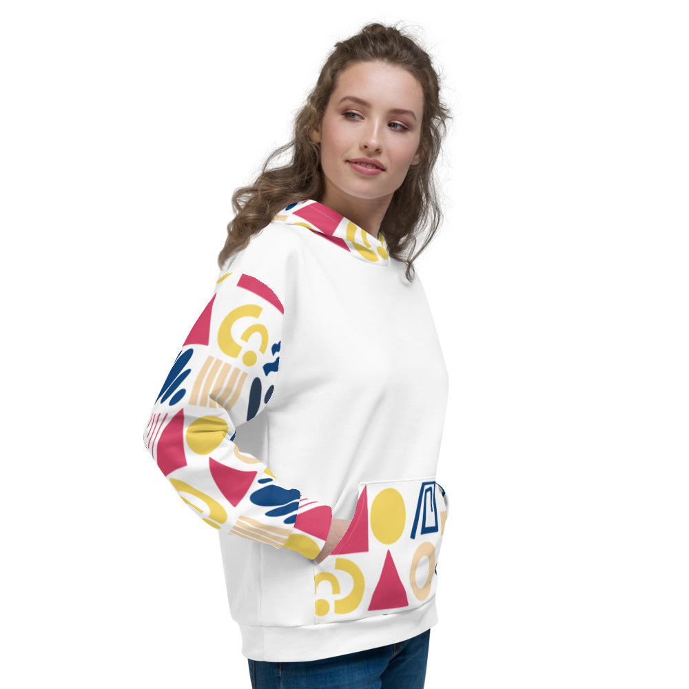 Fun Shapes - Unisex Hoodie - Hoodie- Print N Stuff - [designed in Turku FInland]