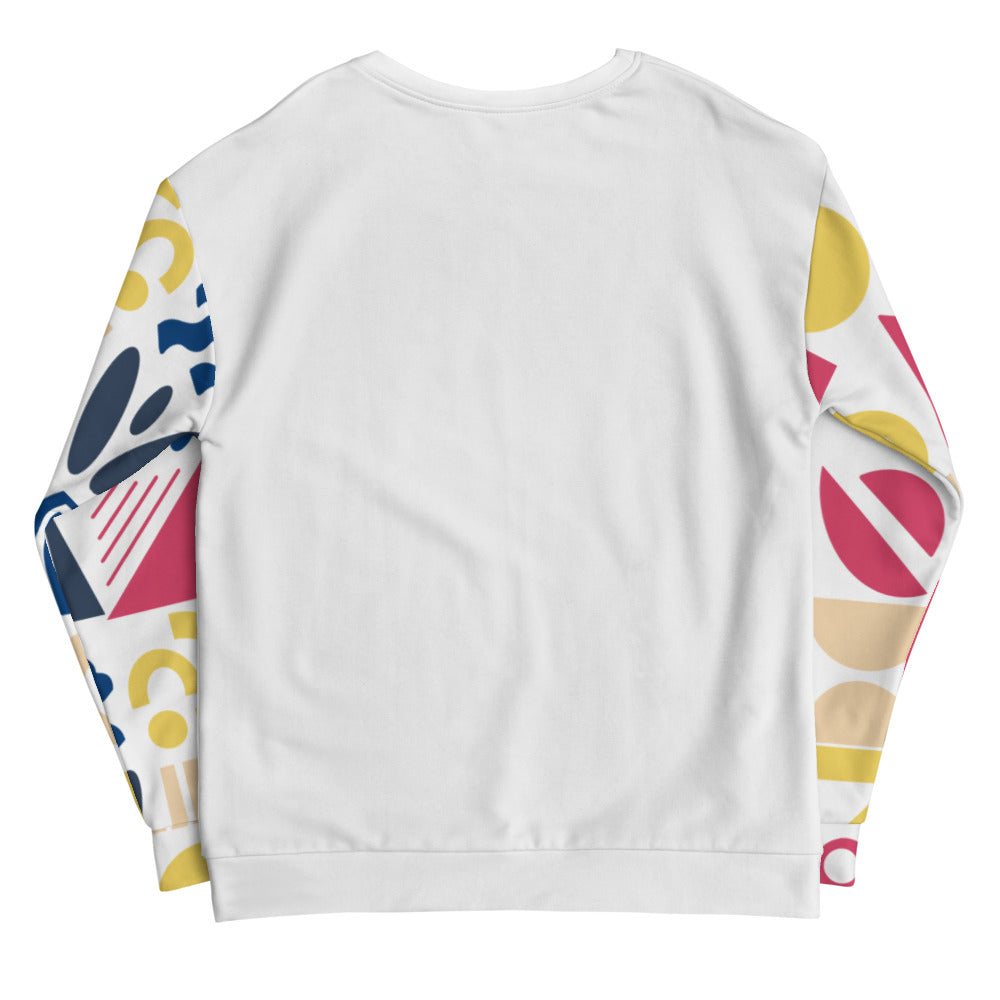 Fun Shapes - Unisex Sweatshirt - Long Sleeve- Print N Stuff - [designed in Turku FInland]