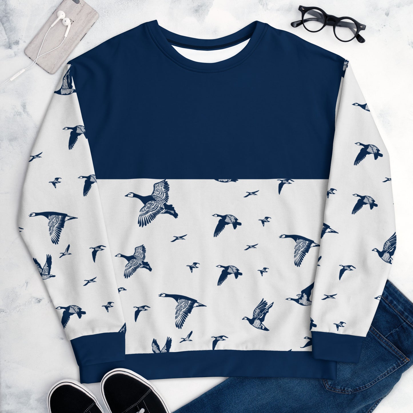 Oh my geese - Unisex Sweatshirt - Long Sleeve- Print N Stuff - [designed in Turku FInland]