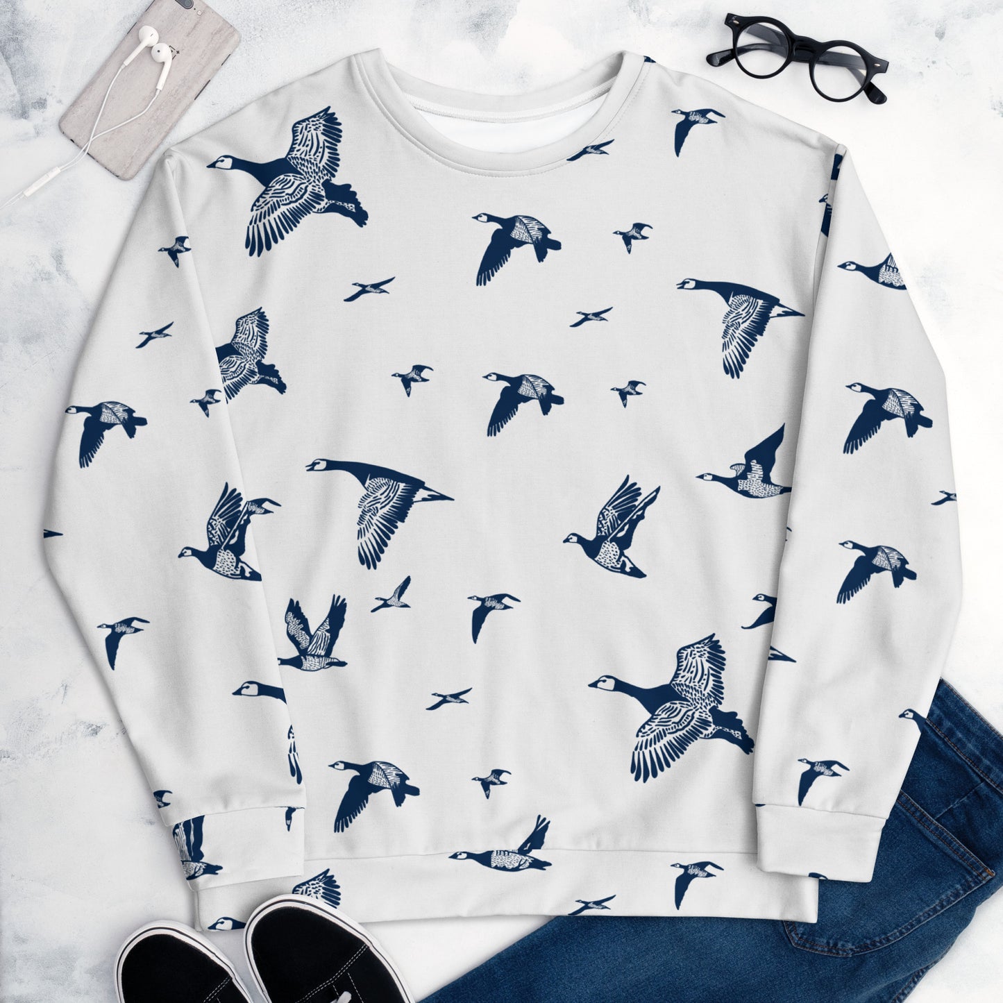 Oh my geese - Unisex Sweatshirt - Long Sleeve- Print N Stuff - [designed in Turku FInland]