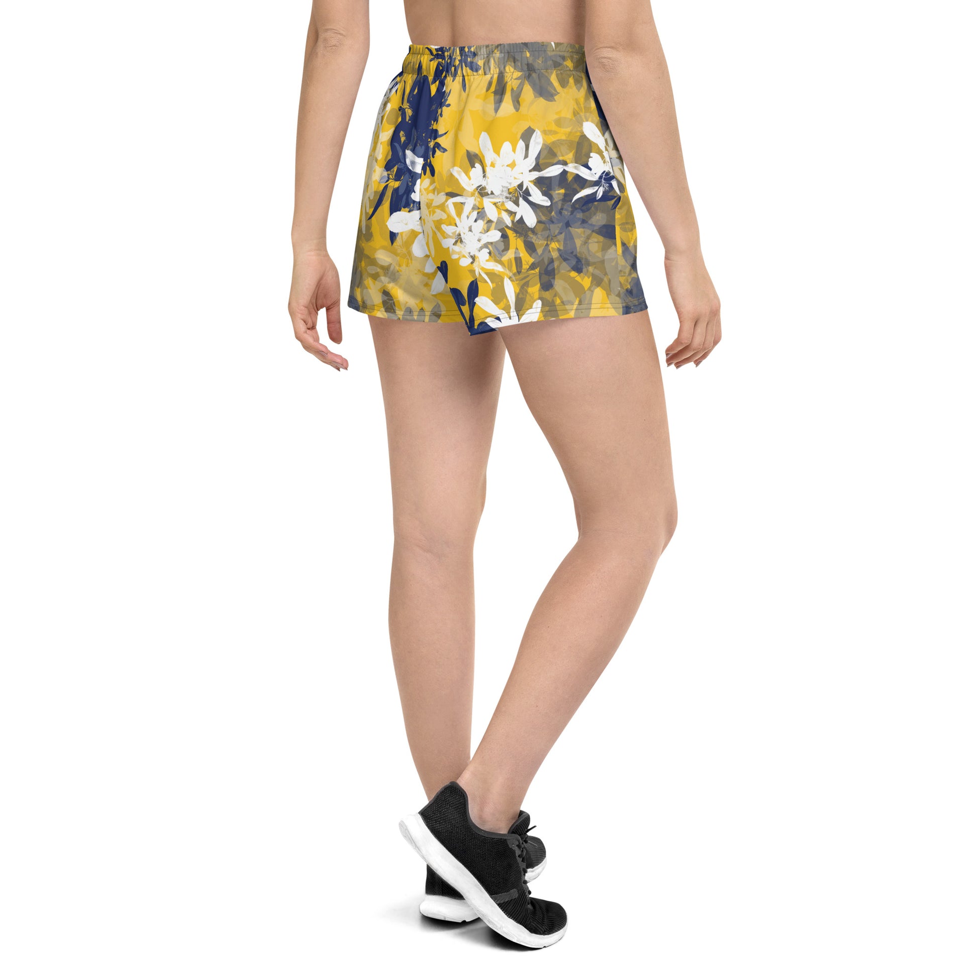 Summer day - Women's Athletic Short Shorts - Shorts- Print N Stuff - [designed in Turku FInland]