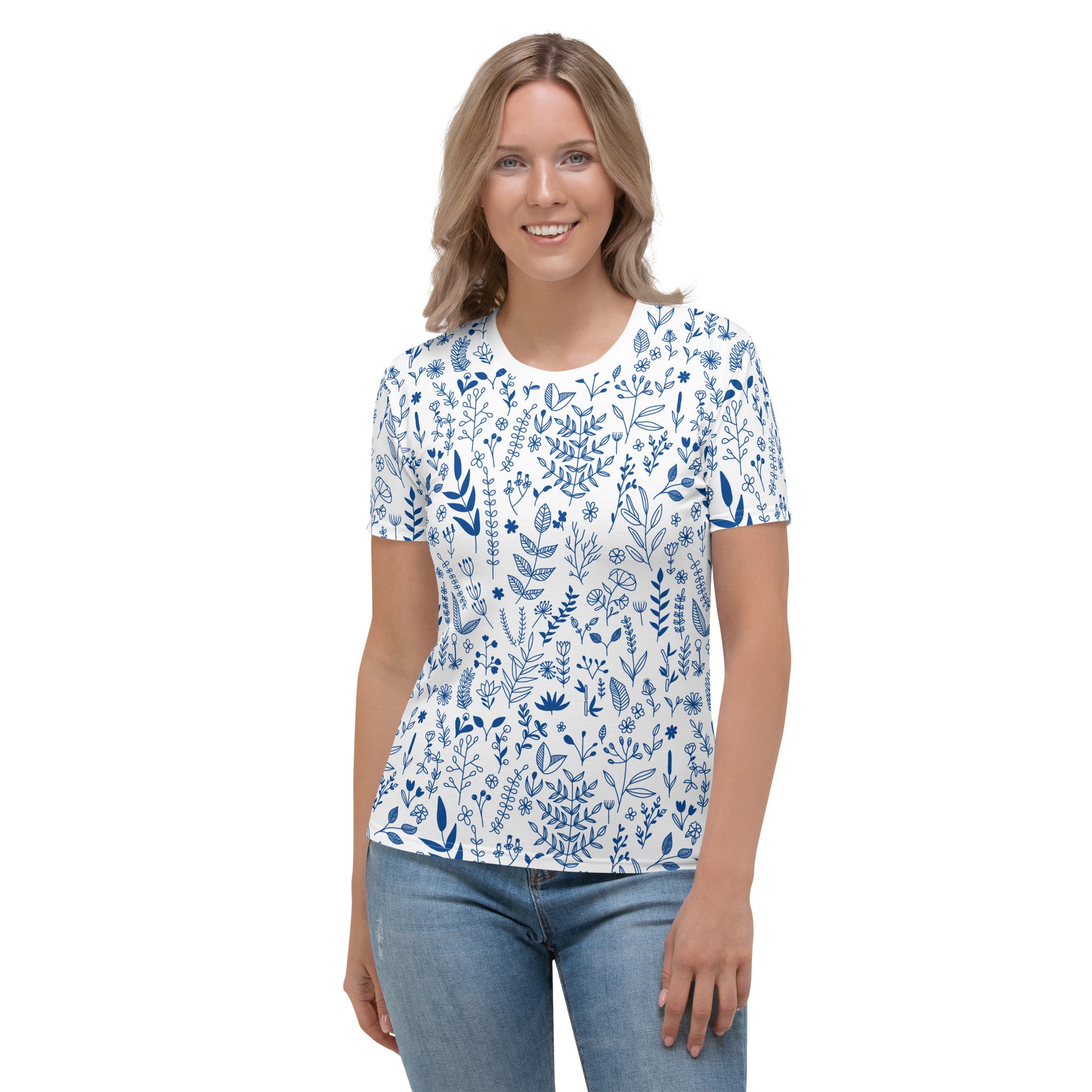 Wild flowers - Women's T-shirt - Shirts & Tops- Print N Stuff - [designed in Turku FInland]