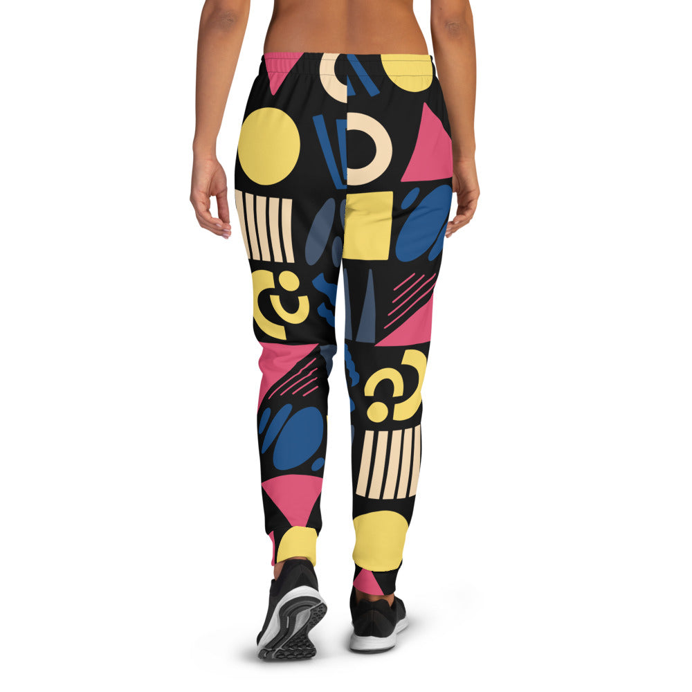 Fun Shapes - Women's Joggers - Joggers- Print N Stuff - [designed in Turku FInland]