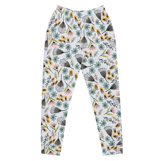 Summer Flowers - Women's Joggers - Joggers- Print N Stuff - [designed in Turku FInland]