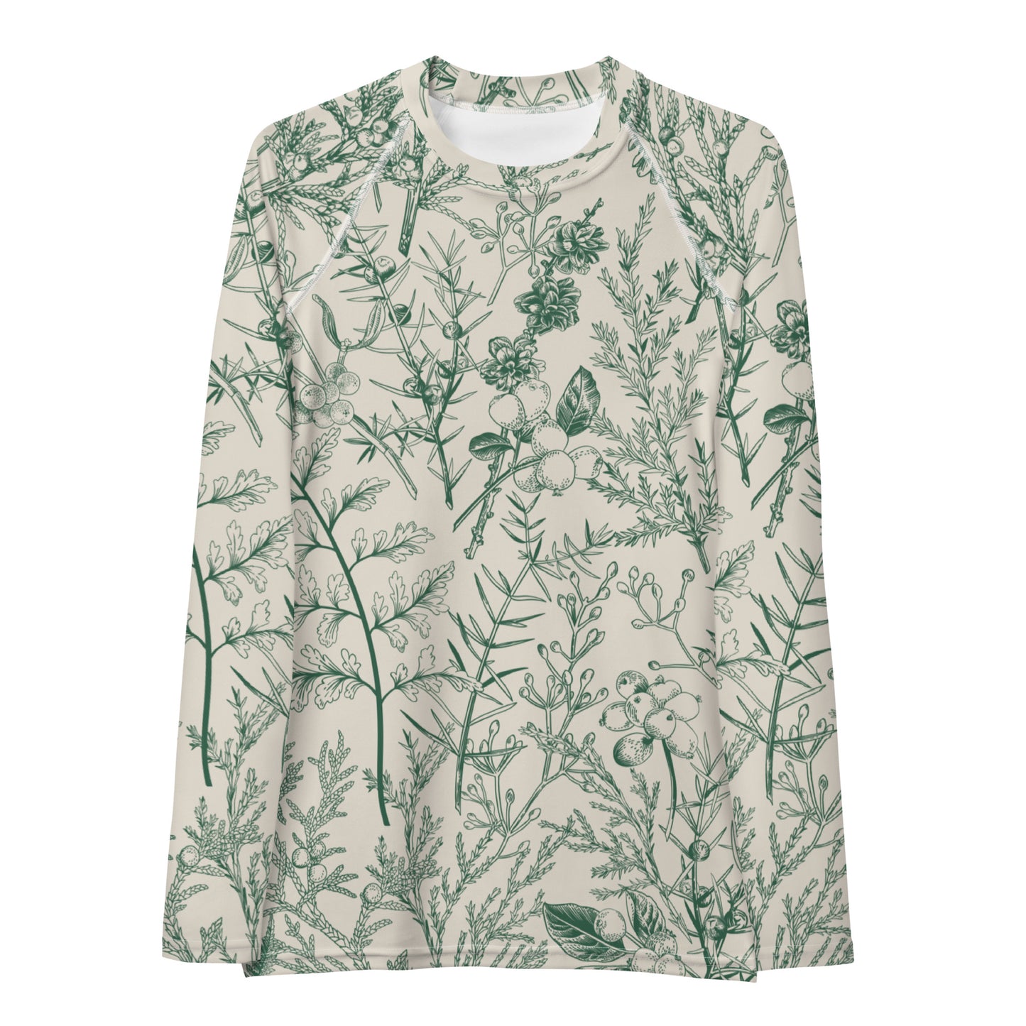 Metsä / Forest - Women's Long Sleeve activewear blouse - Long Sleeve- Print N Stuff - [designed in Turku Finland]