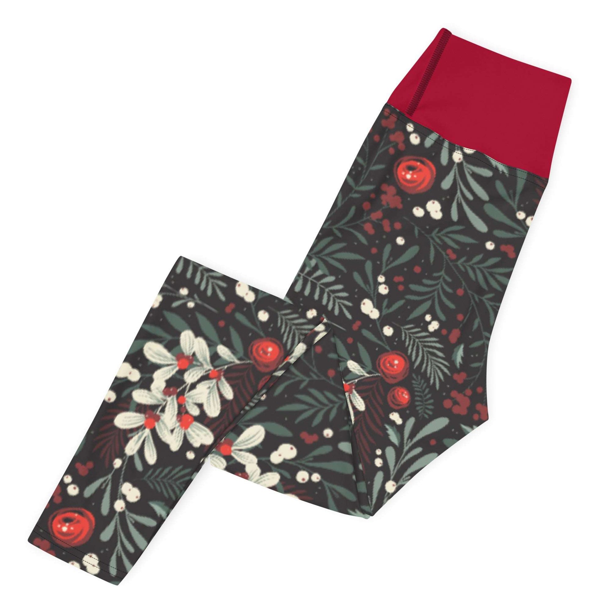 Festive vibes - Yoga Leggings - Leggings- Print N Stuff - [designed in Turku FInland]