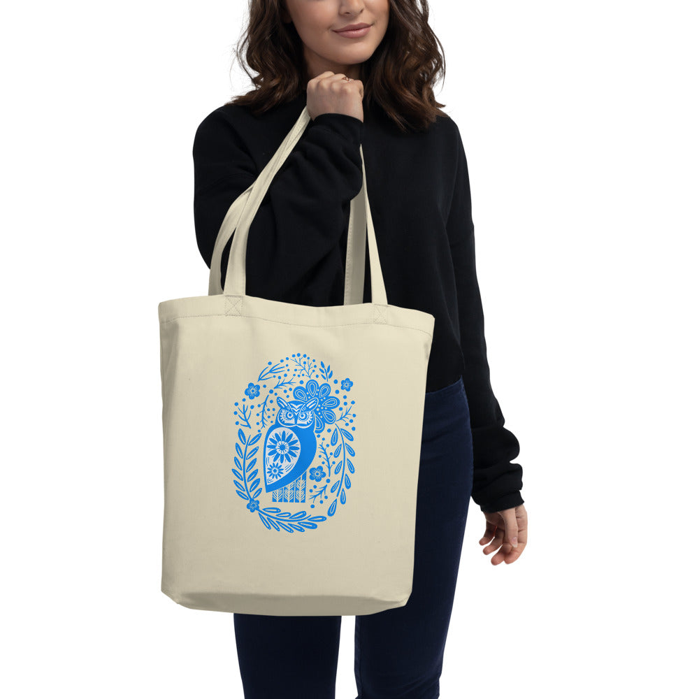 Forest Fairytales - The owl - Eco Tote Bag - Bags- Print N Stuff - [designed in Turku FInland]