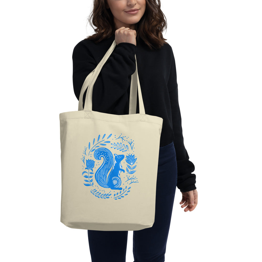 Forest Fairytales - The squirrel - Eco Tote Bag - Bags- Print N Stuff - [designed in Turku FInland]