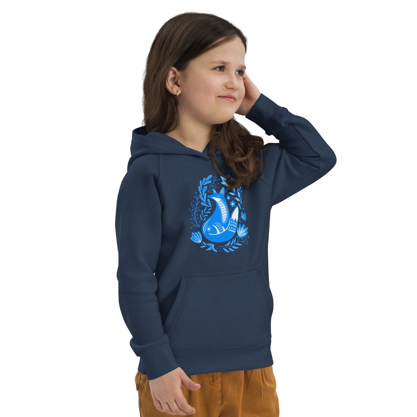 Forest Fairytales - The Fox Kids eco hoodie - Hoodie- Print N Stuff - [designed in Turku FInland]