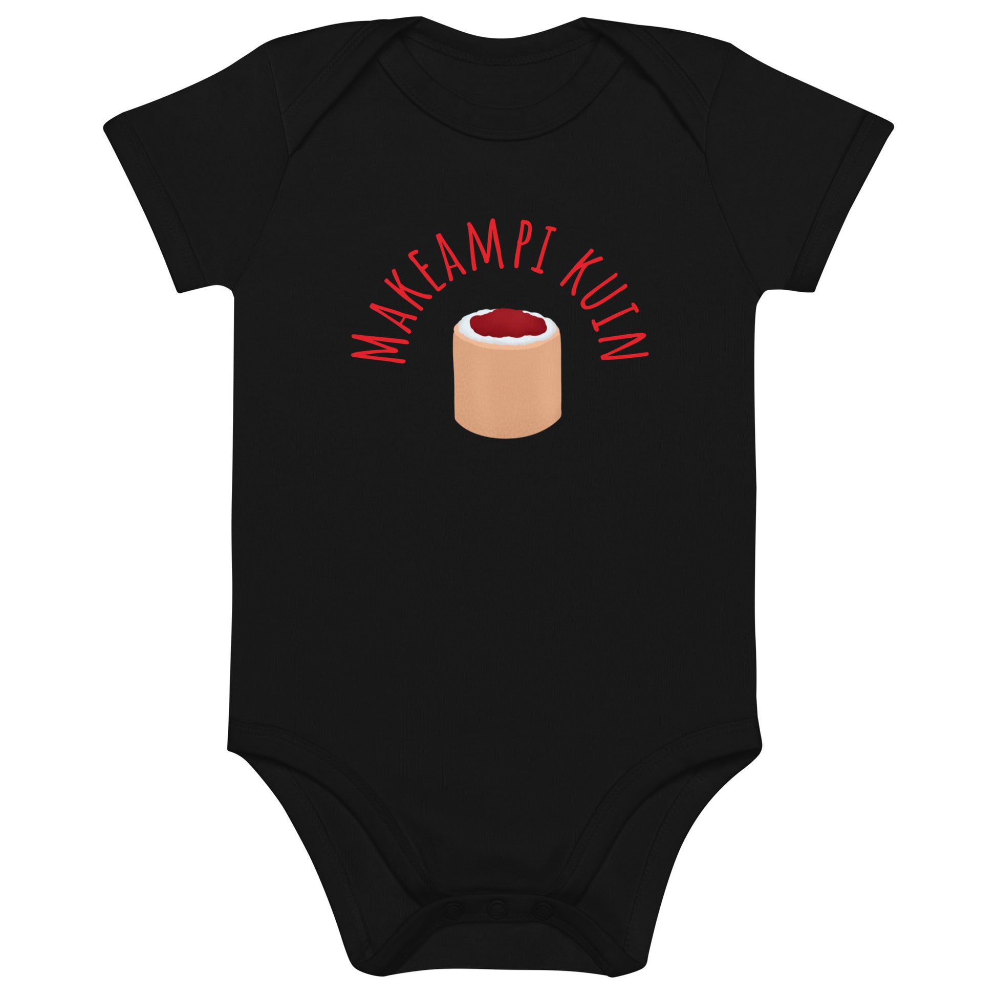Runebergin Torttu - Organic cotton baby bodysuit - One-piece- Print N Stuff - [designed in Turku FInland]