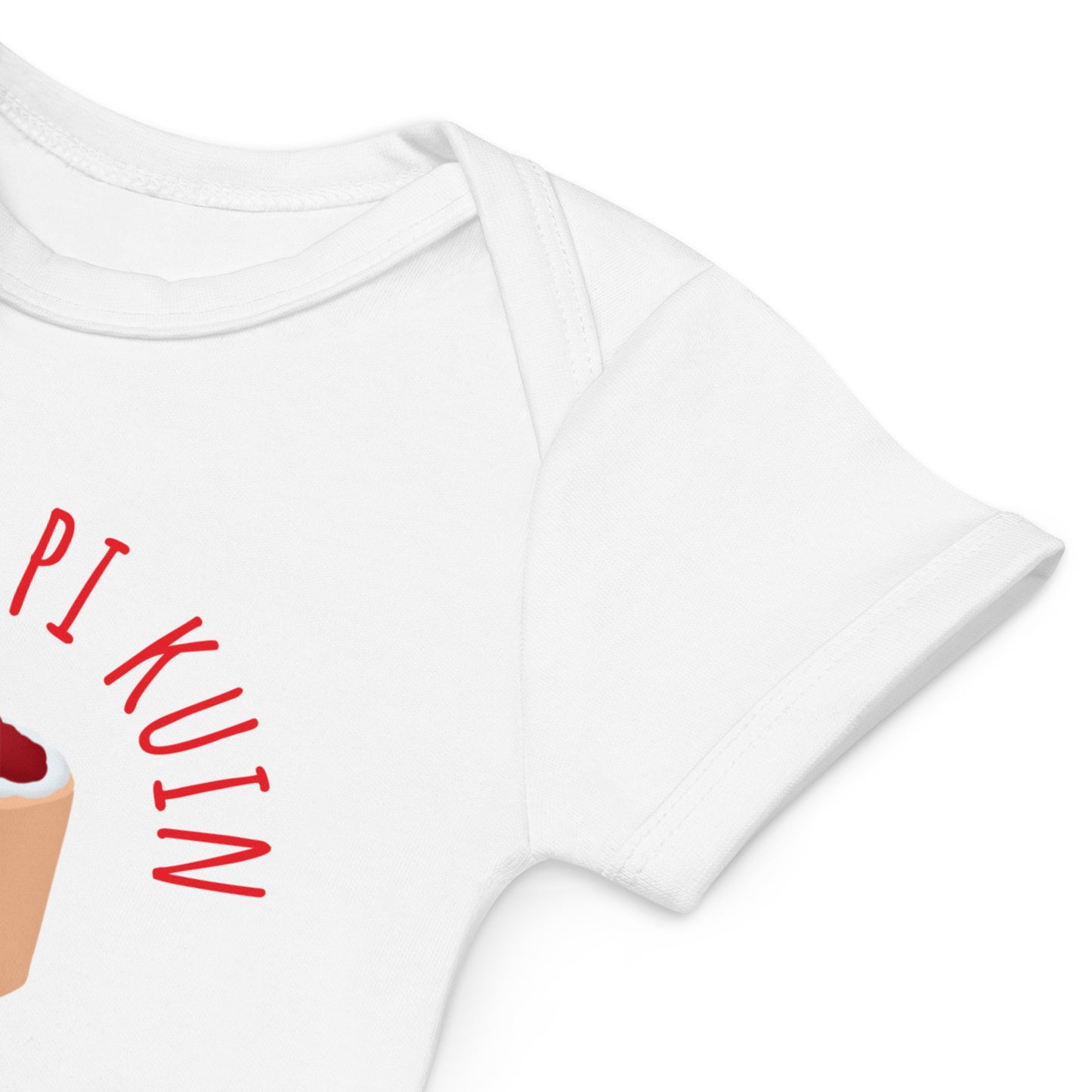 Runebergin Torttu - Organic cotton baby bodysuit - One-piece- Print N Stuff - [designed in Turku FInland]