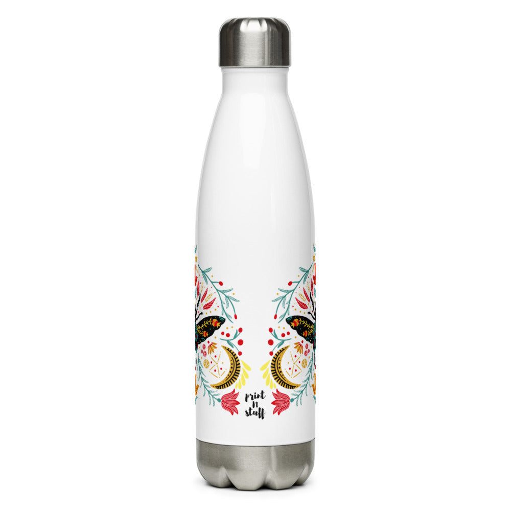Enchanted beetle - Stainless Steel Water Bottle - Water Bottles- Print N Stuff - [designed in Turku FInland]