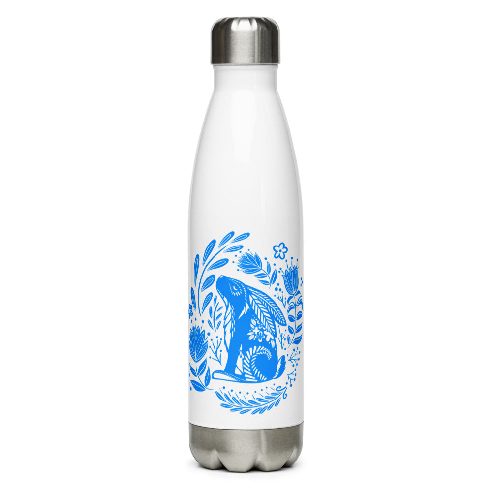 Forest Fairytales - The bunny - Stainless Steel Water Bottle - Water Bottles- Print N Stuff - [designed in Turku FInland]