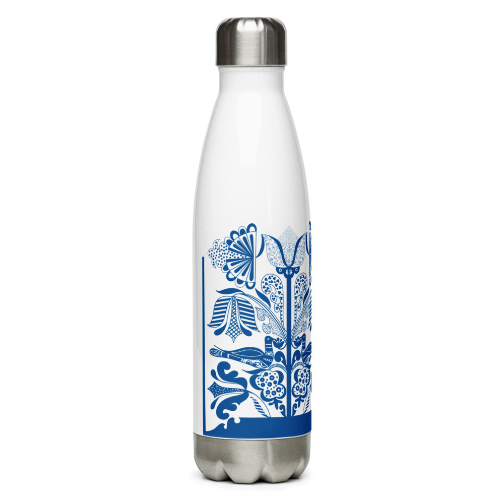 Lovely doves - Stainless Steel Thermos Water Bottle - Water Bottles- Print N Stuff - [designed in Turku FInland]