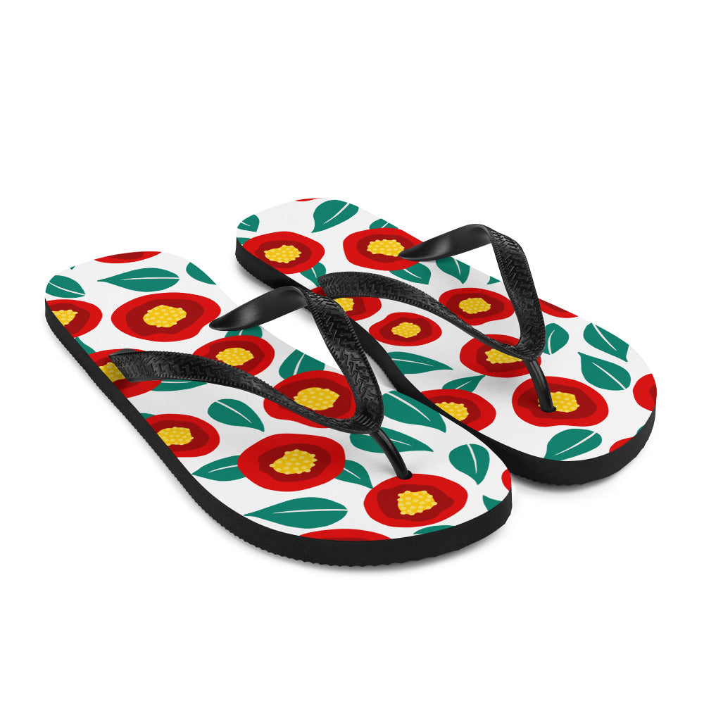 Summer Poppies - Flip-Flops - Flip Flops- Print N Stuff - [designed in Turku FInland]