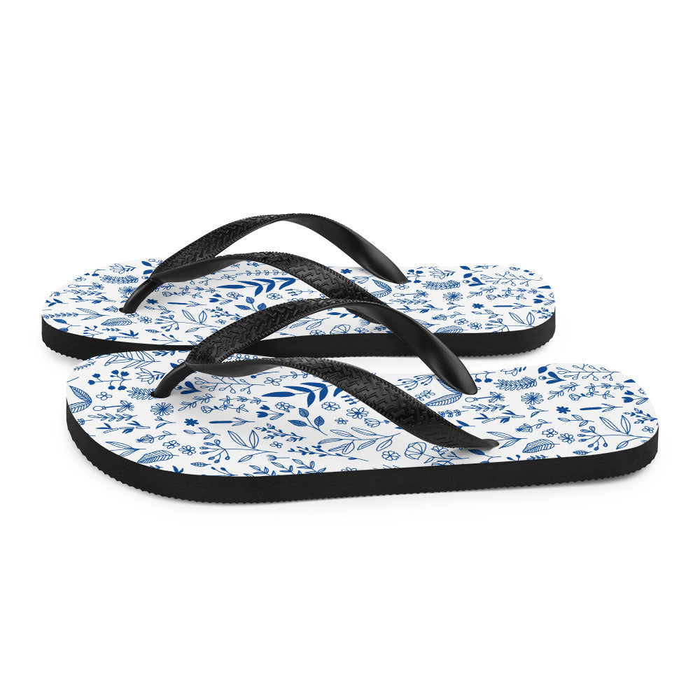Wild flowers - Flip-Flops - Flip Flops- Print N Stuff - [designed in Turku FInland]