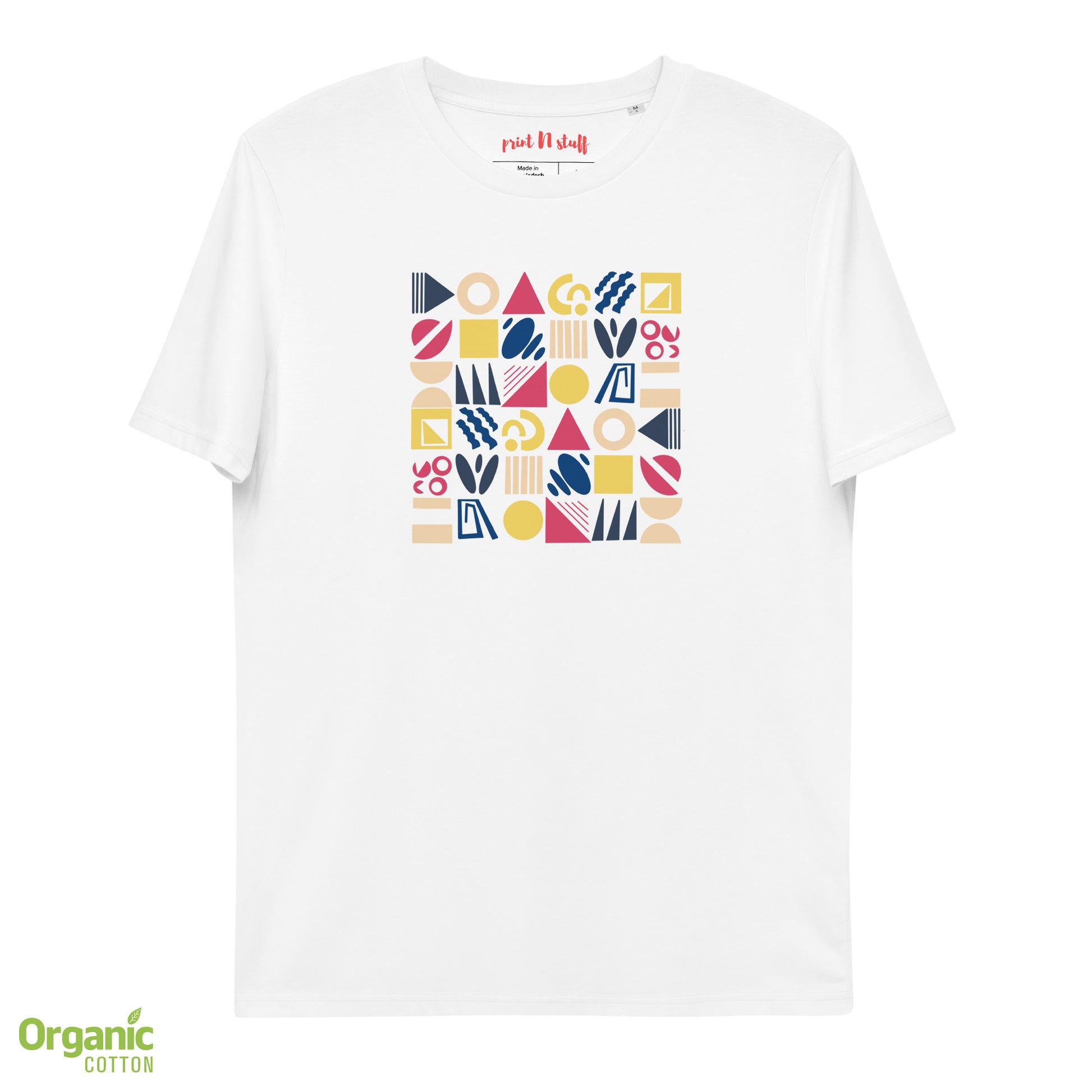 Fun Shapes - Unisex organic cotton t-shirt - Shirts & Tops- Print N Stuff - [designed in Turku FInland]