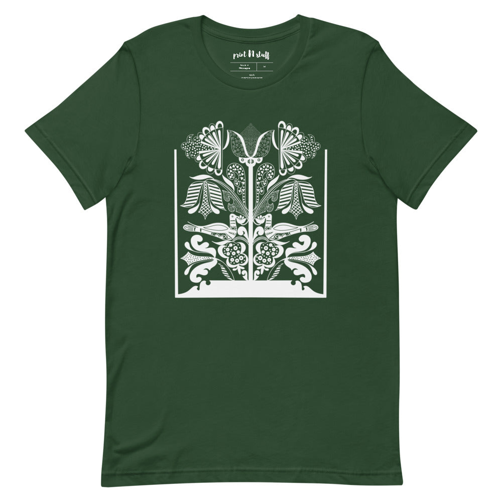 Lovely doves - Short-Sleeve Unisex T-Shirt - Shirts & Tops- Print N Stuff - [designed in Turku FInland]