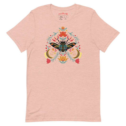 Enchanted beetle - Short-Sleeve Unisex T-Shirt - Shirts & Tops- Print N Stuff - [designed in Turku FInland]
