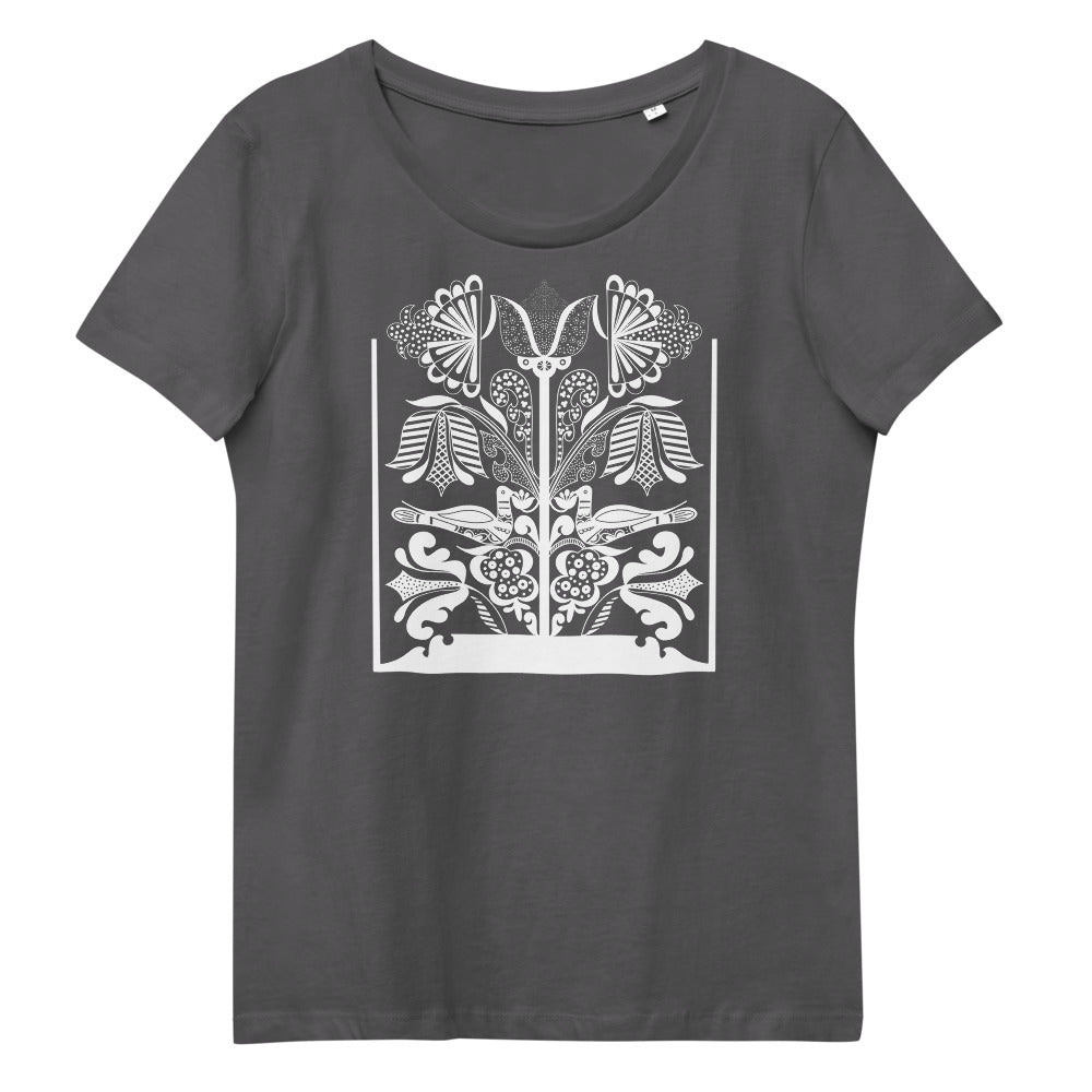 Lovely doves - Women's fitted eco tee - Shirts & Tops- Print N Stuff - [designed in Turku FInland]